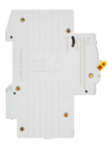 IEK KARAT Дифференциальный автомат АД12 2P 10А 30мА тип AC IEK, MAD10-2-010-C-030