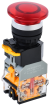 IEK Кнопка D8-11MD "Грибок" d=22мм 1NO+1NC с подсветкой красная IEK, BBG30-11MD-3-12-K04