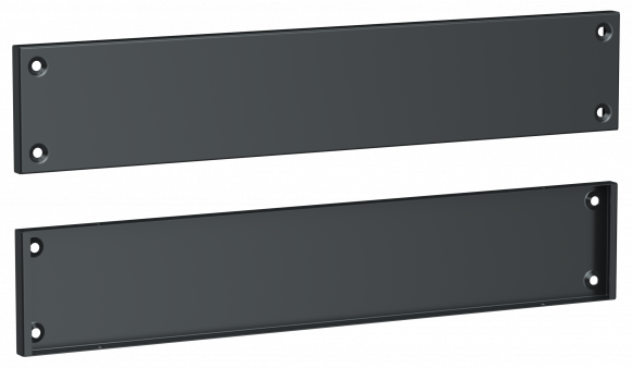 IEK TITAN Панель цоколя ЩМП передняя/задняя 100х400мм RAL7021 (2шт/компл) IEK, TI-00D-PCF-010-040