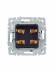 IEK BRITE Аудиорозетка 4-местная РА10-БрЧ черный IEK, BR-S40-K02 IEK BRITE Аудиорозетка 4-местная РА10-БрЧ черный IEK, BR-S40-K02