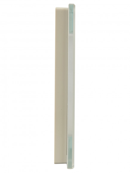 IEK BRITE Рамка 3 -местная РУ-3-2-БрВа стекло ванильный , BR-M32-G-K10