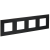 SKANDY Рамка 4-местная SK-F34Bl металл черный IEK, SK-M42-M-K02