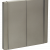 FORTE&amp;PIANO Выключатель 2-клавишный 10А FP505 сталь IEK, FP-V20-0-10-1-K46