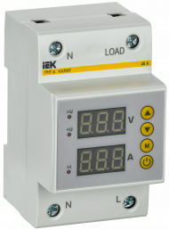 Реле напряжения и тока РНТ-д однофазное 54мм 40А IEK, IVC31-1-40