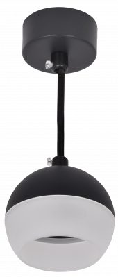 LIGHTING Светильник 4012 подвесной под лампу GX53 черный IEK, LT-UCB0-4012-GX53-1-K02