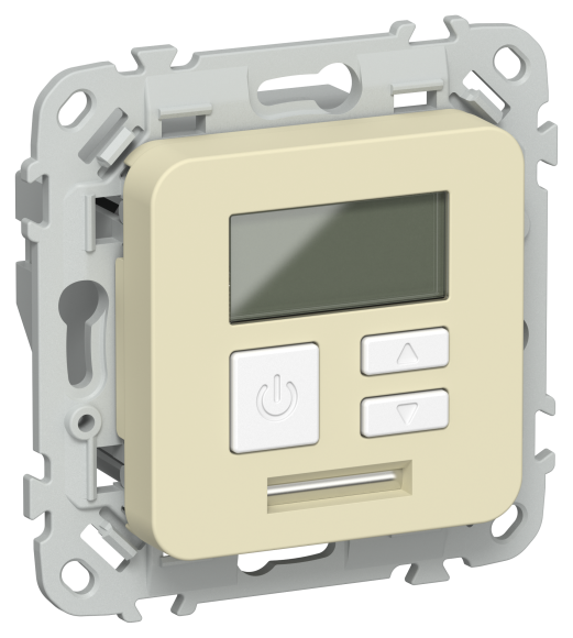 IEK FLITE Термостат электронный с дисплеем 16А Т-ФлН навахо IEK, FI-RT11-K87