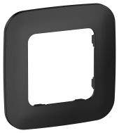 FLITE Рамка 1-местная РУ-1-А-ФлЧ черный IEK, FI-M12-31-20-K02