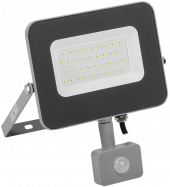 Прожектор СДО 07-30Д светодиодный серый с ДД IP54 IEK, LPDO702-30-K03