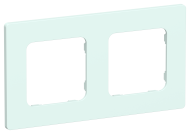 FLITE Рамка 2-местная РУ-2-К-ФлХЛ холодный лед IEK, FI-M22-32-20-K94