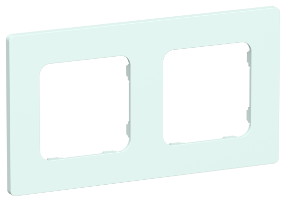 IEK FLITE Рамка 2-местная РУ-2-К-ФлХЛ холодный лед IEK, FI-M22-32-20-K94