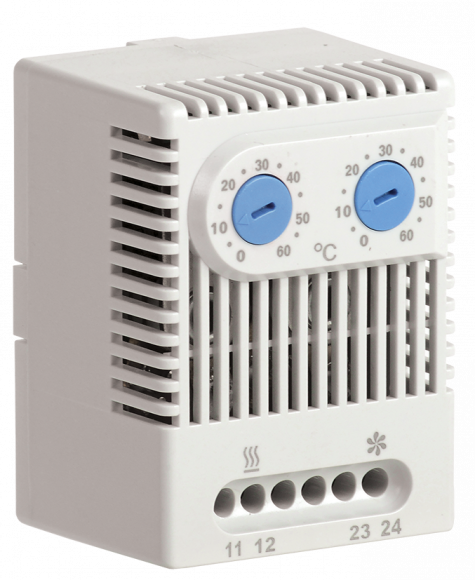 IEK Термостат двухканальный УККт от 0 до +60°C NO+NO IEK, YCE-DTNO-NO-60
