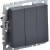 BRITE Выключатель 3-клавишный 10А ВС10-3-0-БрГ графит IEK, BR-V30-0-10-K53