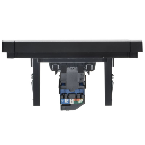 IEK FORTE&PIANO Розетка компьютерная RJ45 кат.6 FP231M металл белый IEK, FP-K10-2-M-K01