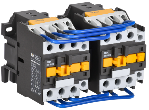 IEK Контактор КМИ-23230 реверс 32А 400В/АС3 2NO IEK, KKM23-032-400-20-1 IEK Контактор КМИ-23230 реверс 32А 400В/АС3 2NO IEK, KKM23-032-400-20-1