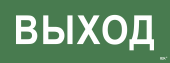 Этикетка самоклеящаяся 350х130мм "Выход" IEK, LPC10-1-35-13-VYHD