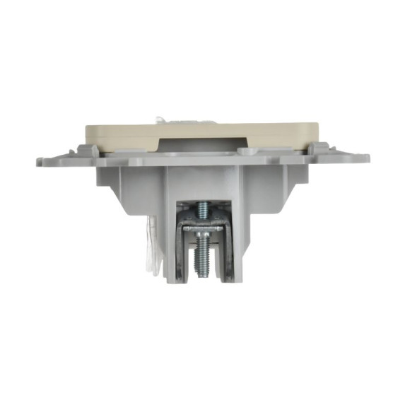 IEK FLITE Розетка 2-местная компьютерная RJ45 категория 5Е UTP РК5е-2-0-ФлСл сливочный IEK, FI-K22-1-K86