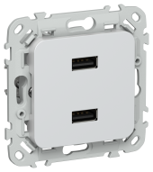FLITE Розетка USB A+A 3,1А РЮ-2-ФлЖ жемчуг IEK, FI-U21-D31-K36