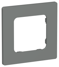 FLITE Рамка 1-местная РУ-1-К-ФлМА мокрый асфальт IEK, FI-M12-32-20-K80