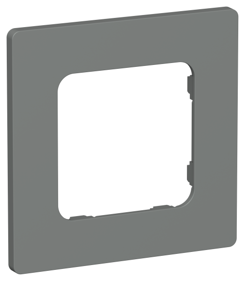 IEK FLITE Рамка 1-местная РУ-1-К-ФлМА мокрый асфальт IEK, FI-M12-32-20-K80