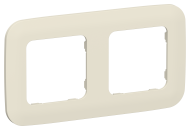 FLITE Рамка 2-местная РУ-2-А-ФлСл сливочный IEK, FI-M22-31-20-K86