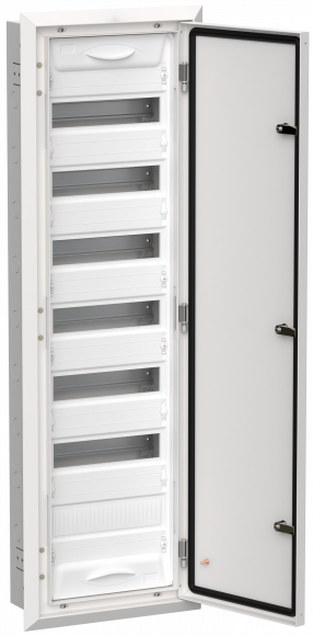 IEK TITAN 5 Корпус металлический ЩРв-84 (1х84) 1130х365х130мм IP31 белый (одна дверь) IEK, TI5-50-V-084-31
