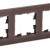 BRITE Рамка 3 -местная РУ-3-2-БрТБ стекло темная бронза IEK, BR-M32-G-K45