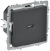 IEK BRITE Розетка USB C 65Вт высокоскоростная зарядка РЮ12-1-БрГ графит , BR-U13-065-K53