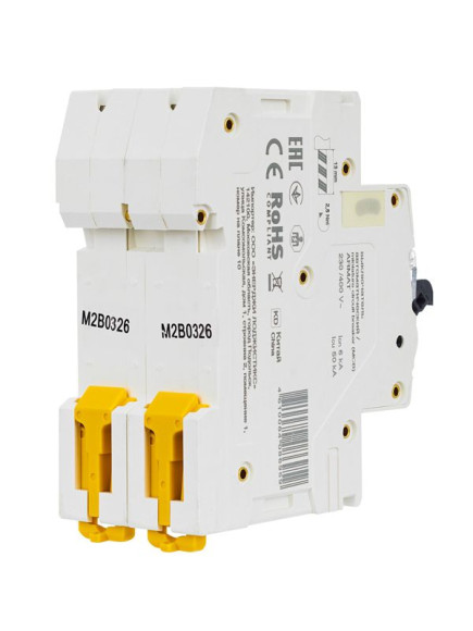 IEK ARMAT Автоматический выключатель M06N 2P B 3А IEK, AR-M06N-2-B003 IEK ARMAT Автоматический выключатель M06N 2P B 3А IEK, AR-M06N-2-B003
