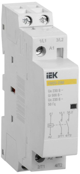 IEK Контактор модульный КМ20-20М AC IEK, MKK11-20-20