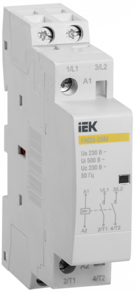 IEK Контактор модульный КМ20-20М AC IEK, MKK11-20-20