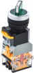 IEK Переключатель D8-11XD2 на 2 положения 1NO+1NC с подсветкой зеленый IEK, BSW30-11XD2-3-14-2-K06