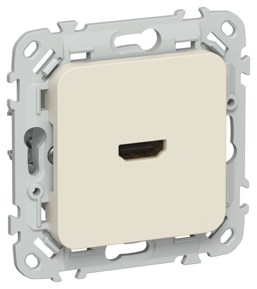 IEK FLITE Розетка HDMI РШДМА-ФлСл сливочный IEK, FI-H10-K86