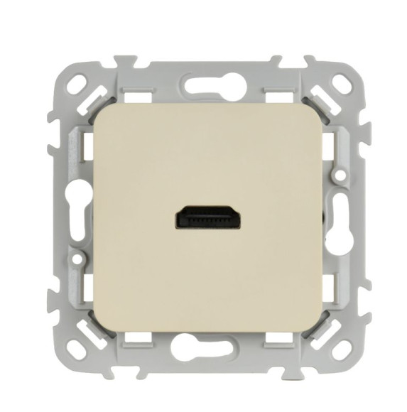 IEK FLITE Розетка HDMI РШДМА-ФлСл сливочный IEK, FI-H10-K86