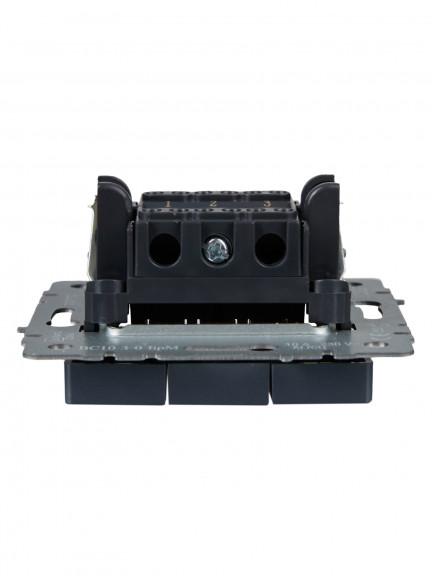 IEK BRITE Выключатель 3-клавишный 10А ВС10-3-0-БрМ маренго , BR-V30-0-10-K35