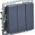 BRITE Выключатель 3-клавишный 10А ВС10-3-0-БрМ маренго IEK, BR-V30-0-10-K35