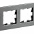 BRITE Рамка 4-местная РУ-4-1-Бр металл титан RE IEK, BR-M42-M-01-K48