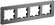 IEK BRITE Рамка 4-местная РУ-4-1-Бр металл титан RE IEK, BR-M42-M-01-K48