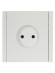 IEK FORTE&PIANO Розетка 1-местная без заземления без защитных шторок винтовое крепление 10А FP218 белый , FP-R10-10-K01