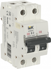 ARMAT Автоматический выключатель M06N 2P B 2А IEK, AR-M06N-2-B002