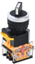 IEK Переключатель D8-11X2 на 2 положения 1NO+1NC черный IEK, BSW30-11X2-3-24-2-K02