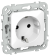IEK FLITE Розетка с заземлением без защитных шторок 16А РС11-0-ФлБ белый IEK, FI-R11-16-K01