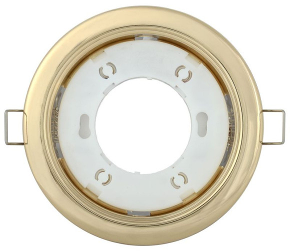 IEK LIGHTING Светильник 4114 встраиваемый под лампу GX53 золото IEK, LUVB0-GX53-1-K22