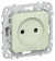 IEK FLITE Розетка без заземления с защитными шторками безвинтовое крепление 10А РСш01-1-ФлП панг IEK, FI-R13-10-1-K92