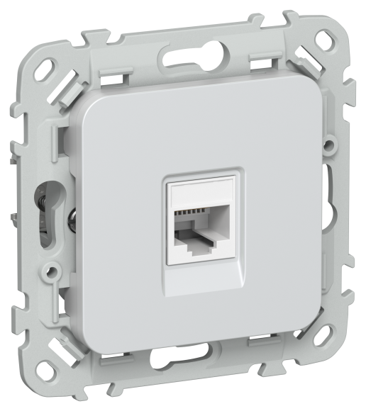 IEK FLITE Розетка компьютерная RJ45 категория 5Е UTP РК5е-1-0-ФлЖ жемчуг IEK, FI-K12-1-K36