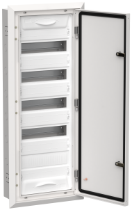 TITAN 5 Корпус металлический ЩРв-60 (1х60) 880х365х130мм IP31 белый (одна дверь) IEK, TI5-50-V-060-31