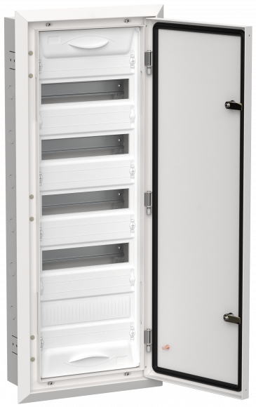 IEK TITAN 5 Корпус металлический ЩРв-60 (1х60) 880х365х130мм IP31 белый (одна дверь) IEK, TI5-50-V-060-31