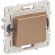 IEK SKANDY Выключатель 1-клавишный перекрестный 10А SK-V03Sa песочный , SK-V13-0-10-K98