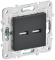 IEK SKANDY Розетка USB A+A 3,1А SK-R15G графит , SK-U21-D31-K53 IEK SKANDY Розетка USB A+A 3,1А SK-R15G графит , SK-U21-D31-K53
