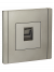 IEK FORTE&PIANO Розетка компьютерная RJ45 кат.6 FP531 сталь , FP-K10-2-K46
