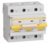 KARAT Автоматический выключатель ВА47-100 3P C 20А 10кА IEK, MVA40-3-020-C